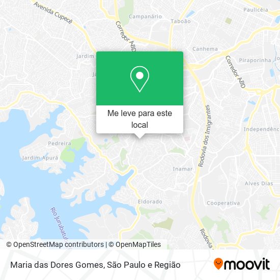 Maria das Dores Gomes mapa