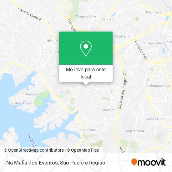 Na Mafia dos Eventos mapa