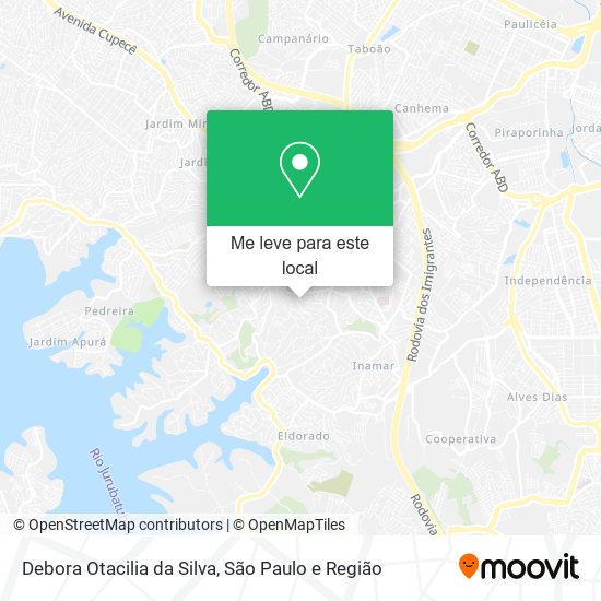 Debora Otacilia da Silva mapa