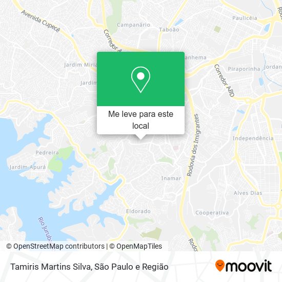 Tamiris Martins Silva mapa