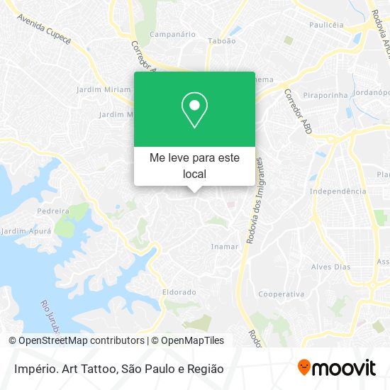 Império. Art Tattoo mapa