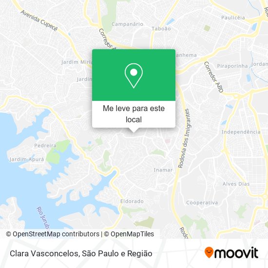 Clara Vasconcelos mapa