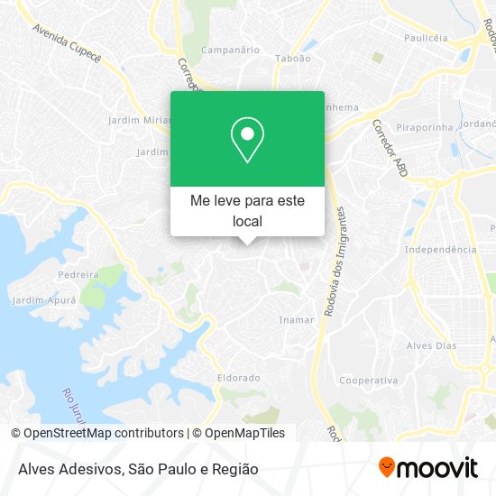 Alves Adesivos mapa