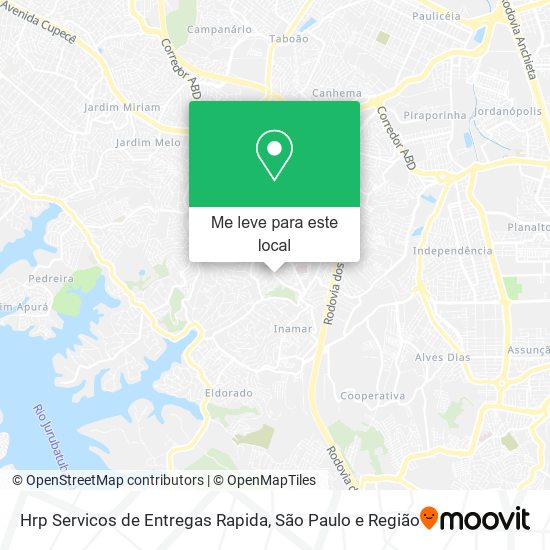 Hrp Servicos de Entregas Rapida mapa