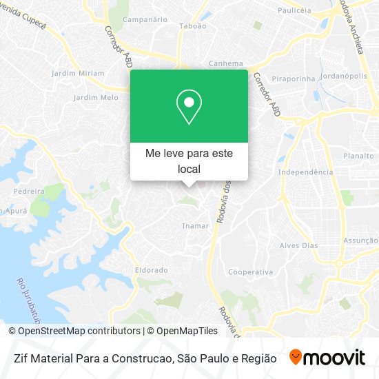 Zif Material Para a Construcao mapa