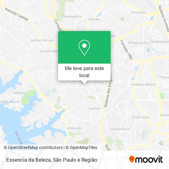 Essencia da Beleza mapa