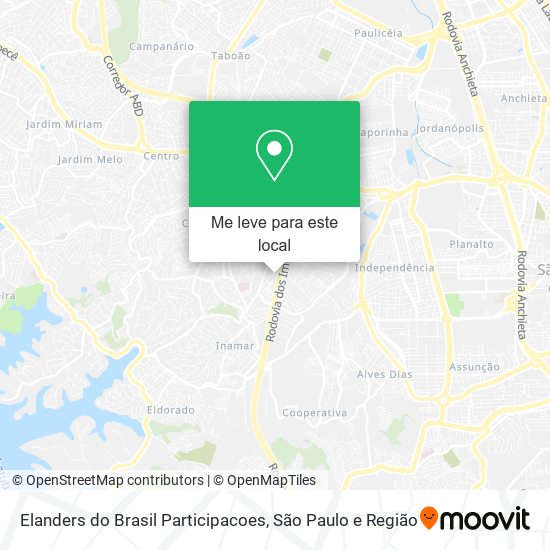 Elanders do Brasil Participacoes mapa