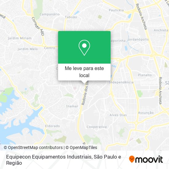 Equipecon Equipamentos Industriais mapa