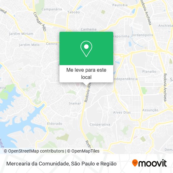 Mercearia da Comunidade mapa