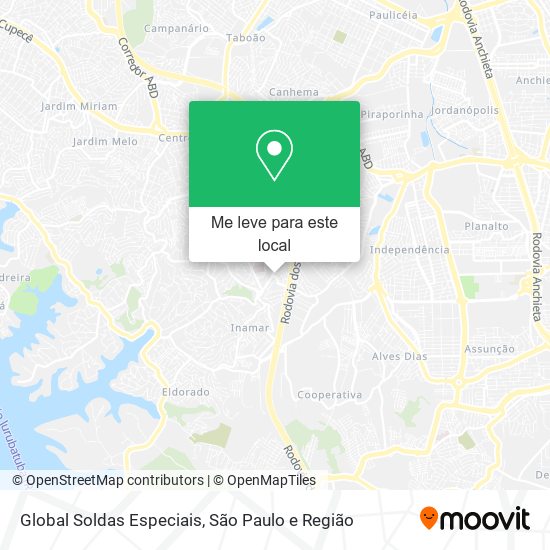 Global Soldas Especiais mapa
