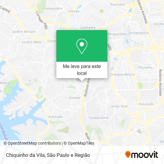 Chiquinho da Vila mapa