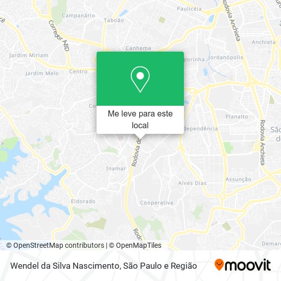 Wendel da Silva Nascimento mapa