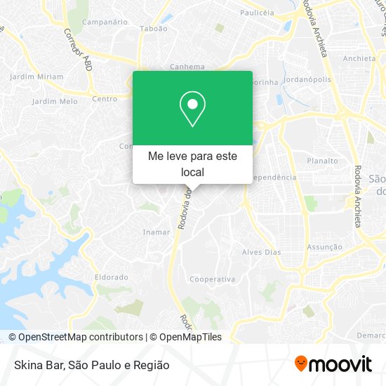 Skina Bar mapa