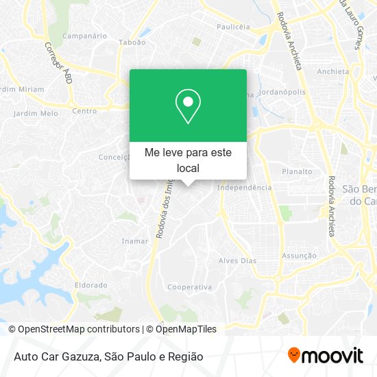 Auto Car Gazuza mapa