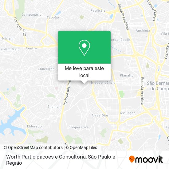 Worth Participacoes e Consultoria mapa