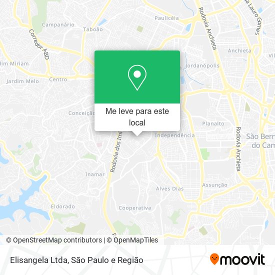 Elisangela Ltda mapa