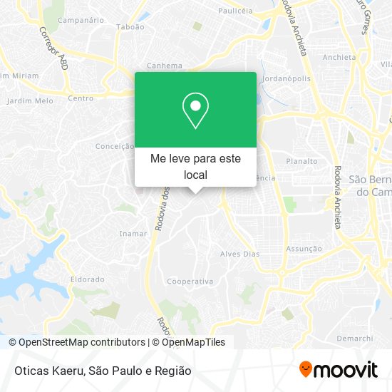 Oticas Kaeru mapa