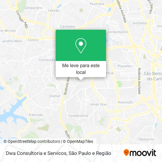 Dwa Consultoria e Servicos mapa