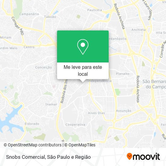 Snobs Comercial mapa