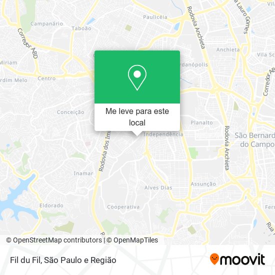 Fil du Fil mapa
