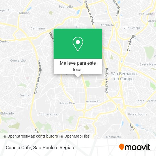 Canela Café mapa