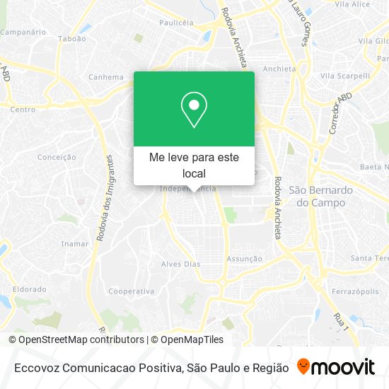 Eccovoz Comunicacao Positiva mapa