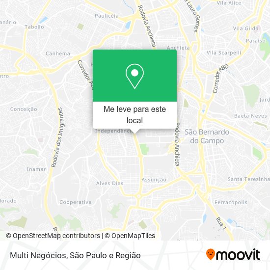 Multi Negócios mapa