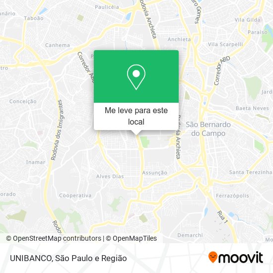 UNIBANCO mapa