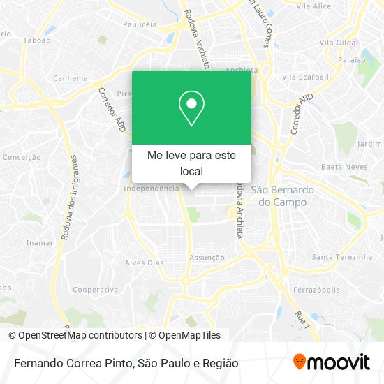 Fernando Correa Pinto mapa