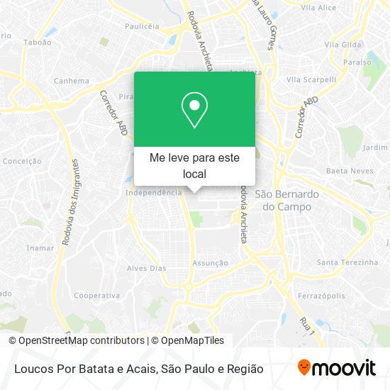 Loucos Por Batata e Acais mapa