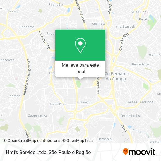 Hmfs Service Ltda mapa