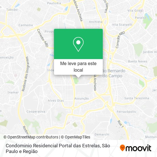 Condominio Residencial Portal das Estrelas mapa