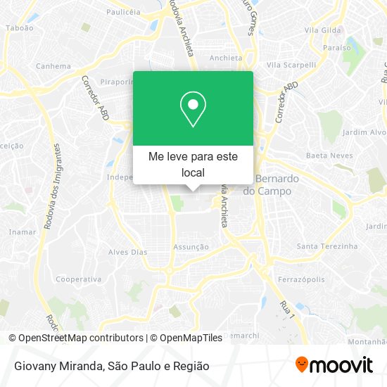 Giovany Miranda mapa