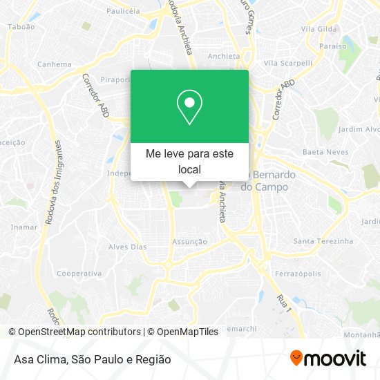 Asa Clima mapa