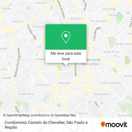 Condominio Castelo de Chevalier mapa