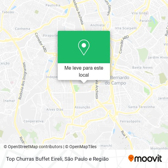 Top Churras Buffet Eireli mapa