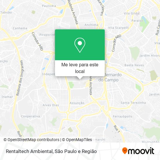 Rentaltech Ambiental mapa