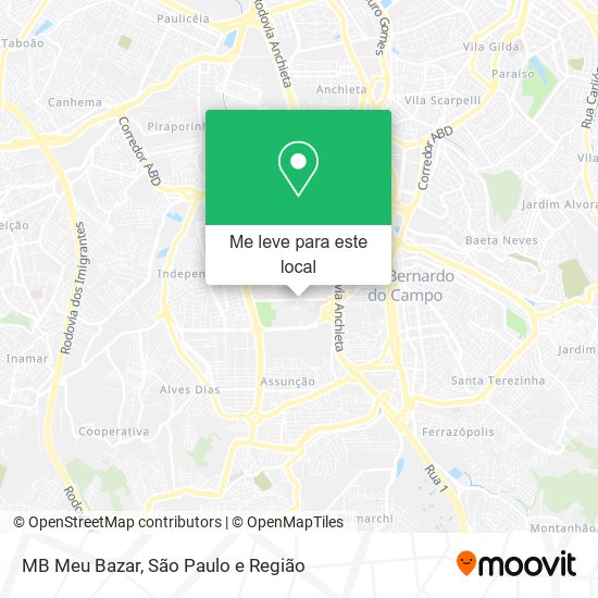 MB Meu Bazar mapa