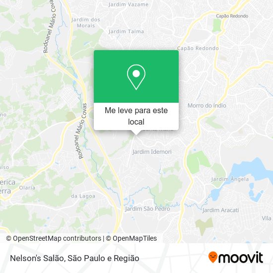 Nelson's Salão mapa