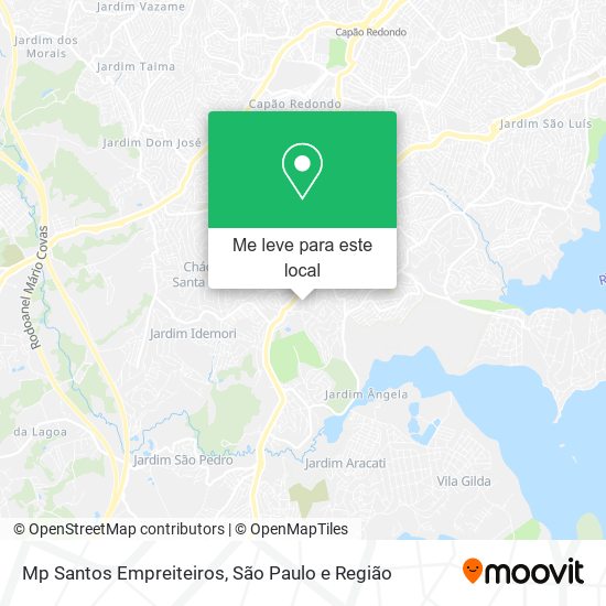 Mp Santos Empreiteiros mapa