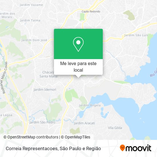 Correia Representacoes mapa