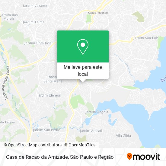 Casa de Racao da Amizade mapa