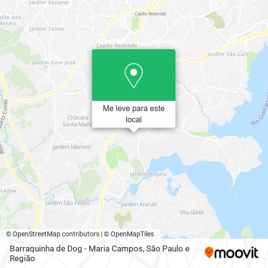 Barraquinha de Dog - Maria Campos mapa