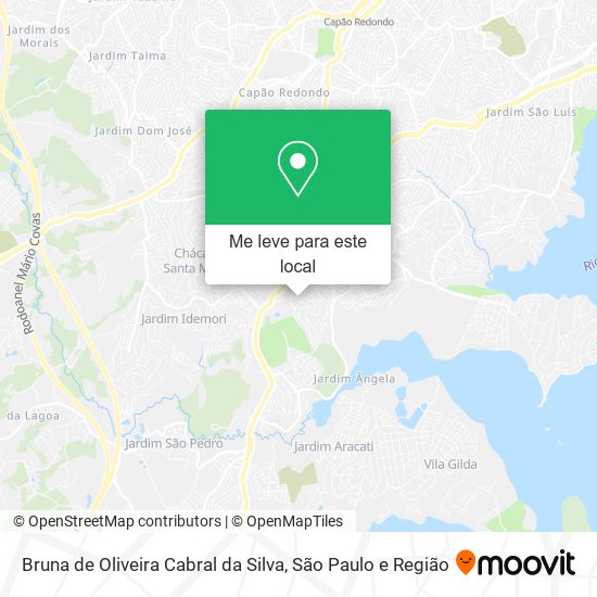 Bruna de Oliveira Cabral da Silva mapa