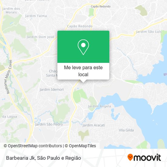 Barbearia Jk mapa