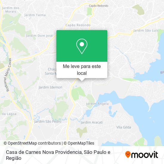 Casa de Carnes Nova Providencia mapa
