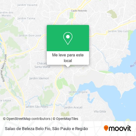 Salao de Beleza Belo Fio mapa