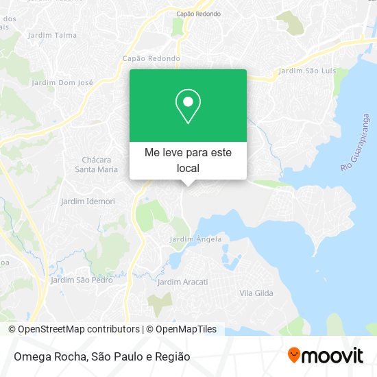Omega Rocha mapa