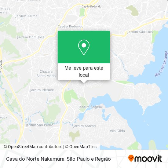 Casa do Norte Nakamura mapa