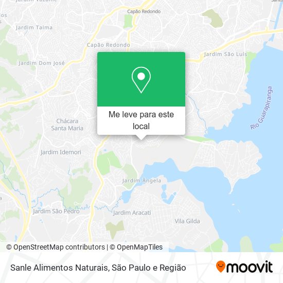 Sanle Alimentos Naturais mapa
